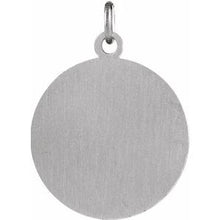 Load image into Gallery viewer, Sterling Silver 18 mm St. Lucy Medal
