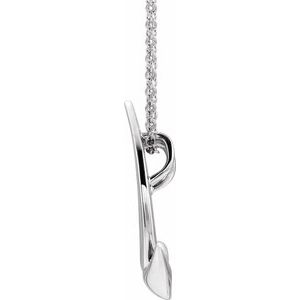 Sterling Silver Holy Spirit Dove 16-18" Necklace