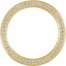 Charger l&#39;image dans la galerie, Bande de diamant 14K jaune 4 mm 1/2 CTW avec finition satinée Taille 7
