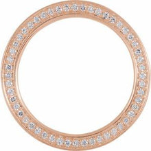 Load image into Gallery viewer, 14K Rose 5 mm 7/8 CTW Diamond Band with Satin Finish Size 12
