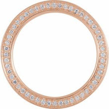 Load image into Gallery viewer, 14K Rose 5 mm 3/4 CTW Diamond Band with Satin Finish Size 10
