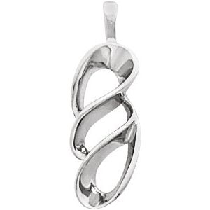 Sterling Silver Freeform Pendant