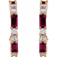 Load image into Gallery viewer, Accented Hoop Earrings
