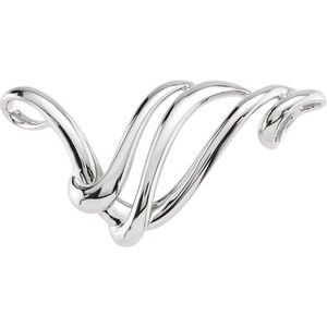 Sterling Silver 33x51 mm Slide Pendant