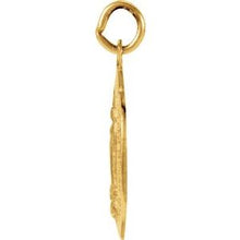 Load image into Gallery viewer, 14K Yellow 13x8 mm Oval Miraculous Medal Pendant
