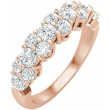 Charger l&#39;image dans la galerie, 14K Rose 1 CTW Diamond Anniversary Band
