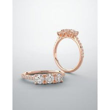 Load image into Gallery viewer, Three-Stone Anniversary Band  
