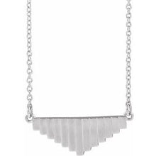 Load image into Gallery viewer, Sterling Silver 18&quot; Geometric Necklace
