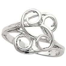 Load image into Gallery viewer, Sterling Silver Metal Fashion Ring
