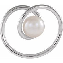 Load image into Gallery viewer, Sterling Silver Freshwater Cultured Pearl Pendant
