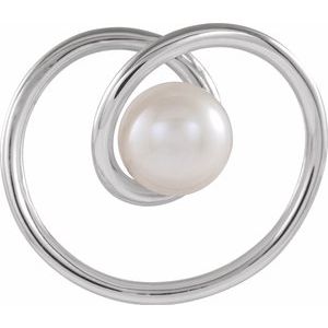 Sterling Silver Freshwater Cultured Pearl Pendant