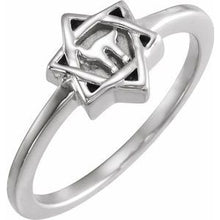 Charger l'image dans la galerie, Sterling Silver Star of David Ring
