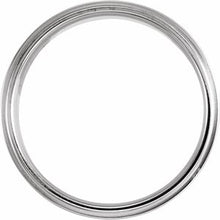 Load image into Gallery viewer, Sterling Silver 10 mm Flat Edge Band Size [cv2
