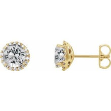 Load image into Gallery viewer, 14K Yellow 1 1/3 CTW Diamond Earrings
