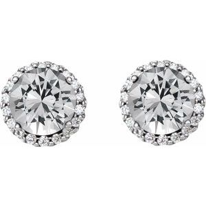 Halo-Style Earrings