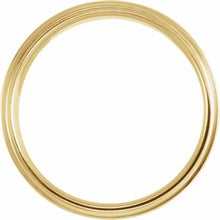 Charger l&#39;image dans la galerie, Taille de bande à bord plat 18K jaune 10 mm [cv2
