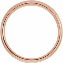 Charger l&#39;image dans la galerie, Taille de bande à bord plat rose 18K 12 mm [cv2
