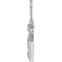 Load image into Gallery viewer, Sterling Silver Vintage-Inspired Geometric 18&quot; Necklace
