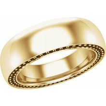 Charger l&#39;image dans la galerie, 14K Yellow 6 mm 1/2 CTW Black Diamond Band Taille 6.5
