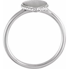Load image into Gallery viewer, Teardrop Beaded Signet Ring  
