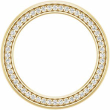 Charger l&#39;image dans la galerie, Bande de diamant 14K jaune 3 mm 5/8 CTW avec finition satinée taille 8
