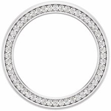 Load image into Gallery viewer, Platinum 4 mm 1/2 CTW Diamond Band with Satin Finish Size 4
