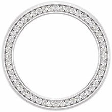Load image into Gallery viewer, Platinum 4 mm 1/2 CTW Diamond Band with Satin Finish Size 6.5
