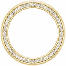 Charger l&#39;image dans la galerie, 14K Jaune 4 mm 1/2 CTW Diamond Band avec finition satinée Taille 5
