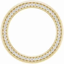 Load image into Gallery viewer, 14K Yellow 5 mm 5/8 CTW Diamond Band with Satin Finish Size 8
