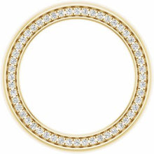 Load image into Gallery viewer, 14K Yellow 6 mm 5/8 CTW Diamond Band with Satin Finish Size 10.5
