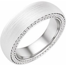 Charger l&#39;image dans la galerie, Half Round Band with Satin Finish
