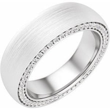 Charger l'image dans la galerie, Half Round Band with Satin Finish
