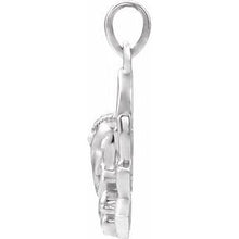 Load image into Gallery viewer, Sterling Silver 19.3x15.7 mm Ganesha Pendant

