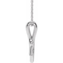 Load image into Gallery viewer, Sterling Silver Freeform 16-18&quot; Leaf Necklace
