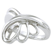 Load image into Gallery viewer, Sterling Silver Metal Fashion Ring
