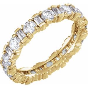 Bracelet d'éternité en diamant 14K jaune 2 1/6 CTW