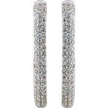 Load image into Gallery viewer, Inside-Outside Hinged Hoop Earrings
