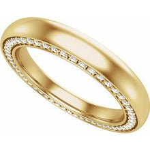 Load image into Gallery viewer, 14K Yellow 3 mm 5/8 CTW Diamond Band Size 8
