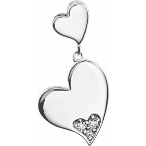 Accented Heart Pendant