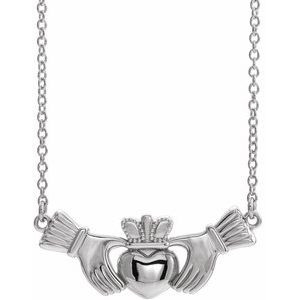 Sterling Silver Claddagh 18