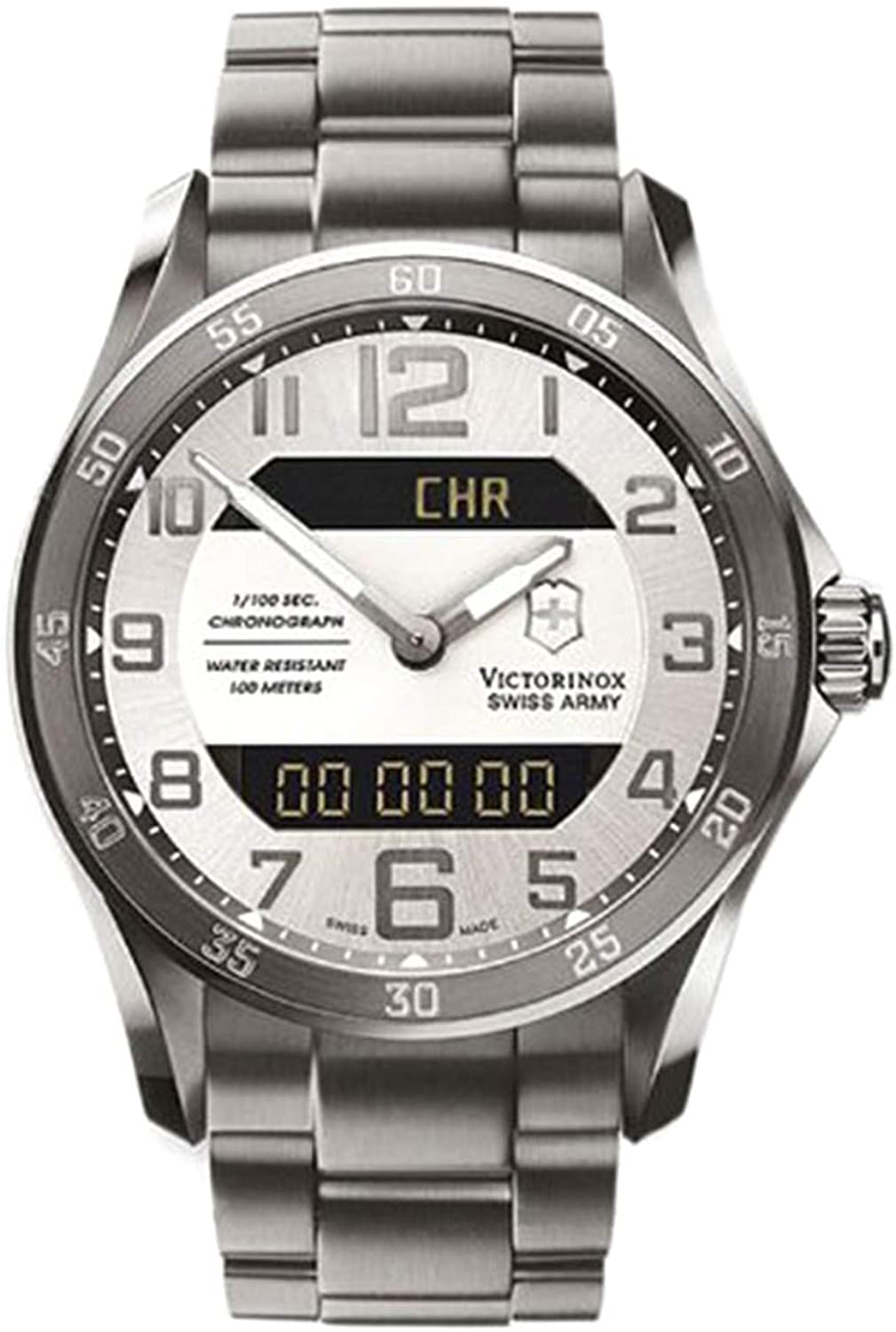 Victorinox Swiss Army Men's 241301 Classic Silver Dial Watch