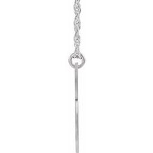 Charger l&#39;image dans la galerie, Sterling Silver Block Initial B 16-18&quot; Necklace with Brush Finish
