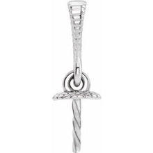 Load image into Gallery viewer, 14K White Pendant Mounting for Pearl

