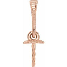 Load image into Gallery viewer, 14K Rose Pendant Mounting for Pearl
