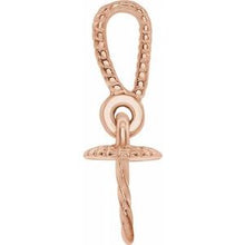 Load image into Gallery viewer, 14K Rose Pendant Mounting for Pearl
