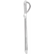 Load image into Gallery viewer, Sterling Silver 38x18.5 mm Elongated Cross Pendant
