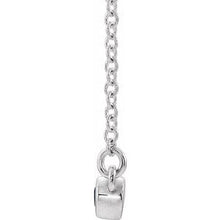 Charger l&#39;image dans la galerie, Sterling Silver Amethyst Bezel-Set Bar 18&quot; Necklace
