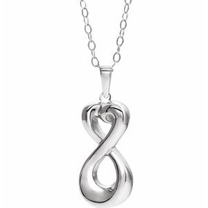 Sterling Silver Infinite Love Ash Holder 18