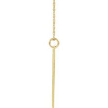 Charger l&#39;image dans la galerie, 14K Yellow Gold-Plated Sterling Silver Block Initial Q 16-18&quot; Necklace with Brush Finish

