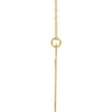 Charger l&#39;image dans la galerie, 14K Yellow Gold-Plated Sterling Silver Block Initial X 16-18&quot; Necklace with Brush Finish
